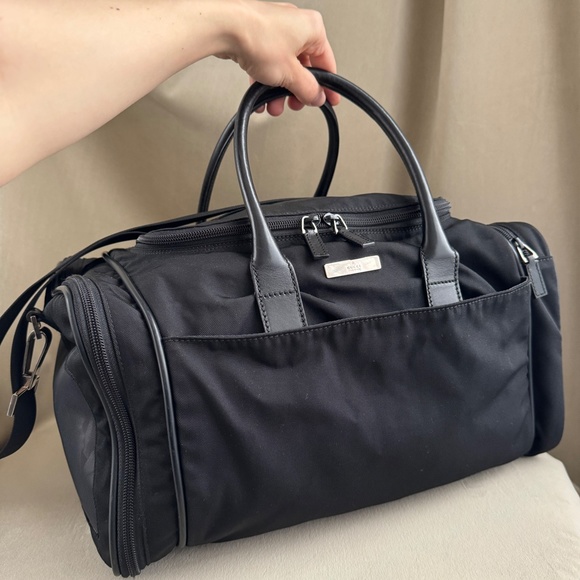 Gucci Canvas Black Fabric golf Bag w Adjustable Strap/Handles